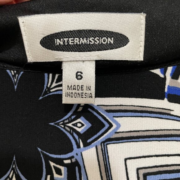 Intermission Womens Floral Print Dress Size 6 Party Office Classic NWT - Picture 3 of 8